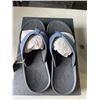 Image 4 : NEW OLUKAI ULELE SIZE 12 MENS SANDLES. BLUE FOG/ LAVA ROCK COLOR