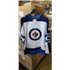 Image 1 : NEW PRO AUTHENTIC ADIDAS LAINE WINNEPEG JETS JERSEY W/ FIGHT STRAP, RETAIL $250 - SIZE 52