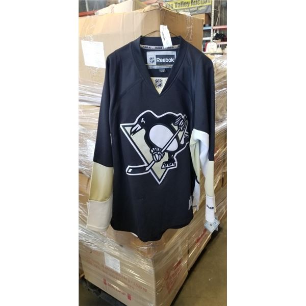 REEBOK PITTSBURGH PENGUINS ADULT PREMIER JERSEY, RETAIL $160