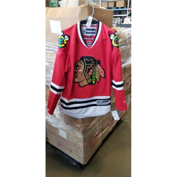 REEBOK CHICAGO BLACKHAWKS ADULT PREMIER JERSEY, RETAIL $160