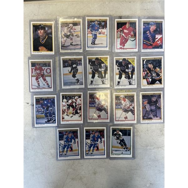 1990 O-PEE-CHEE PREMIER LOT OF STAR AND ROOKIE CARDS