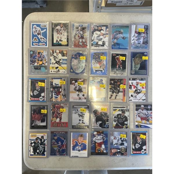 LOT OF 30 SPECIAL COLLECTIBLE GRETZKY CARDS