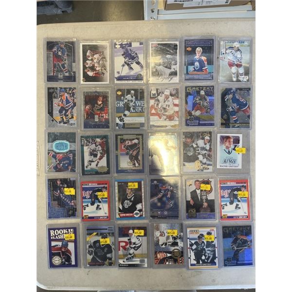 LOT OF 30 SPECIAL COLLECTIBLE GRETZKY CARDS