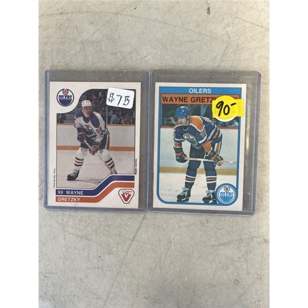 LOT OF HARD TO FIND GRETZKY VINTAGE CARDS