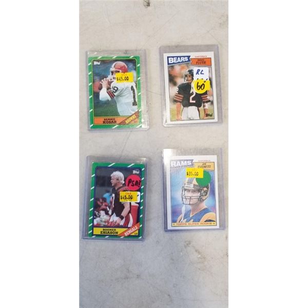 LOT OF VINTAGE GRADEABLE FOOROOKIE CARDS