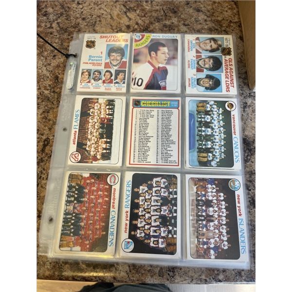 PARTIAL SET OF 1977-78 OH-PEE-CHEE HOCKEY CARDS