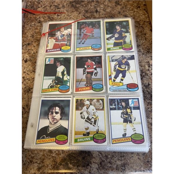 PARTIAL SET OF 1978-79 OH-PEE-CHEE HOCKEY CARDS
