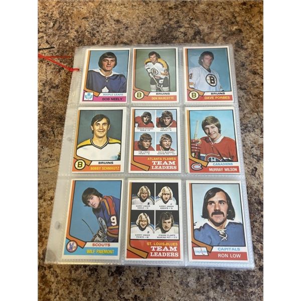 1970S-80S OPC HOCKEY STAR LOT OF 200+ CARDS