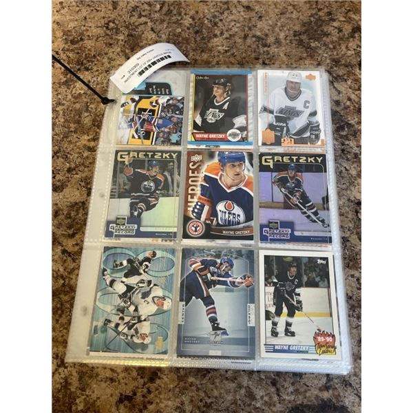 INVESTMENT LOT OF 200+ VARIOUS WAYNE GRETZKY HOCKEY CARDS, HUGE VALUE