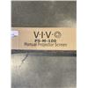 Image 2 : VIVO MANUAL PROJECTOR SCREEN PS-M-100