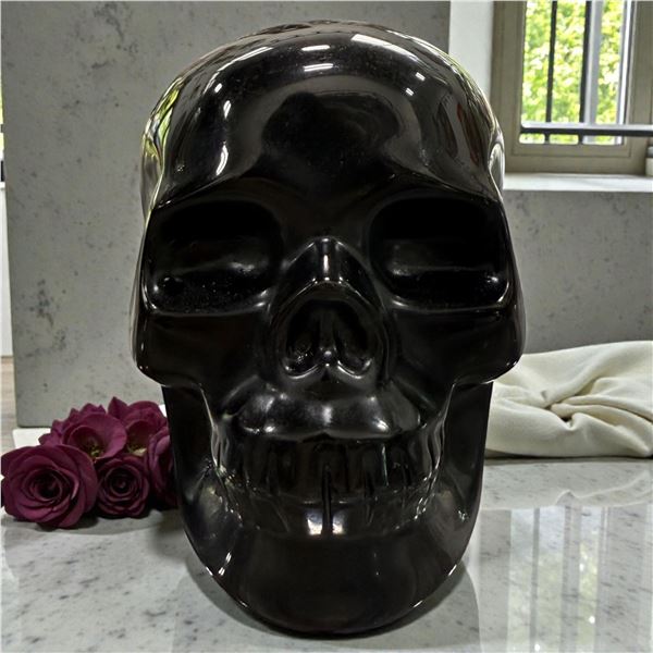 Black Obsidian Skull Size S