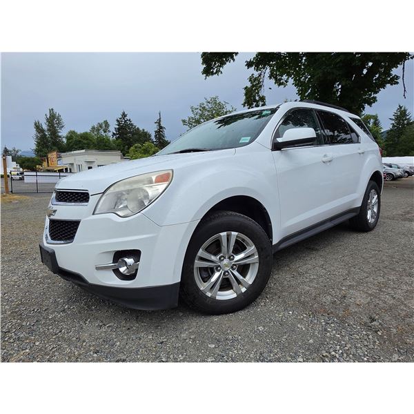 DUNCAN - 2011 CHEVROLET EQUINOX WHITE 175880 KMS - D229990