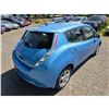 Image 10 : DUNCAN - 2012 NISSAN LEAF BLUE 120393 KMS - J018316