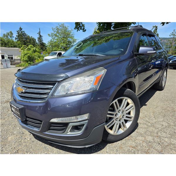 DUNCAN - 2013 CHEVROLET TRAVERSE BLUE  242924 KMS - J125634