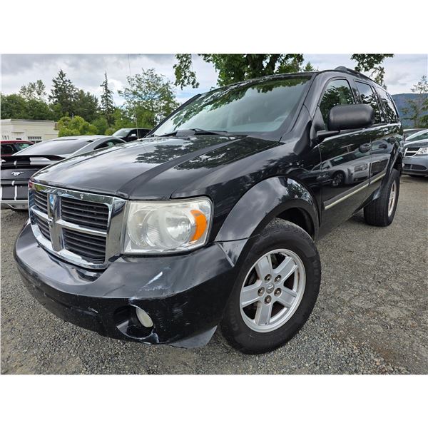 DUNCAN - 2008 DODGE DURANGO BLACK 278463 KMS - B115962A