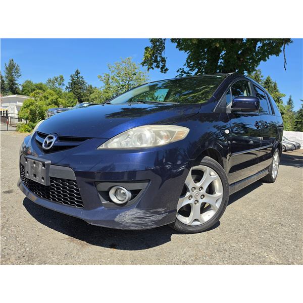 DUNCAN - 2008 MAZDA MAZDA5 BLUE 276865 KMS - J790804