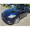 Image 2 : DUNCAN - 2008 MAZDA MAZDA5 BLUE 276865 KMS - J790804
