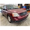 Image 8 : PARKSVILLE - 2007 FORD FREESTAR RED 80406 KMS - PA06534