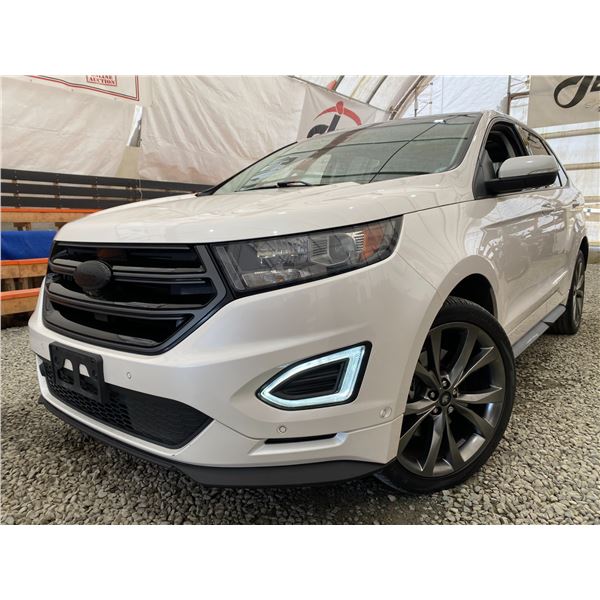 PARKSVILLE - 2016 FORD EDGE WHITE 160558 KMS - DB69064