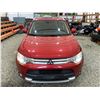 Image 7 : PARKSVILLE - 2015 MITSUBISHI OUTLANDER RED 198687 KMS - D600339