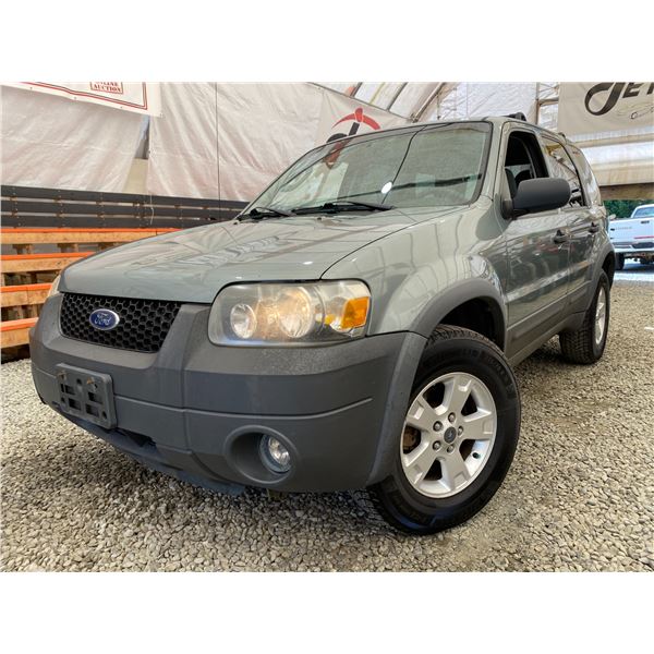 PARKSVILLE - 2006 FORD ESCAPE GREEN 199048 KMS - BA94742