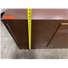 Image 12 : Long 4-Door Cabinet 77" x 18" x 28"H