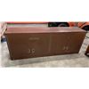 Image 1 : Long 4-Door Cabinet 77" x 18" x 28"H