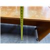 Image 10 : Wooden Desk w/ Single Drawer on Wheels 62" x 18" x 26"H