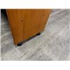 Image 11 : Wooden Desk w/ Single Drawer on Wheels 62" x 18" x 26"H