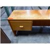 Image 6 : Wooden Desk w/ Single Drawer on Wheels 62" x 18" x 26"H