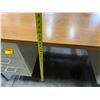 Image 10 : Metal 5-Drawer Desk w/ Wooden Top 60" x 30" x 30"H