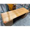 Image 2 : Wooden 4-Drawer Desk 70" x 24" x 30"H