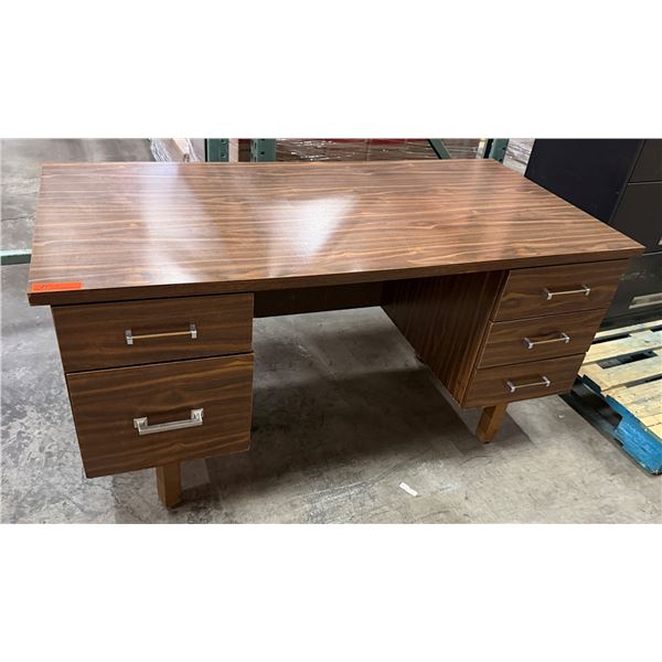 Wilsonart Laminate 5-Drawer Desk 60" x 24" x 30"H