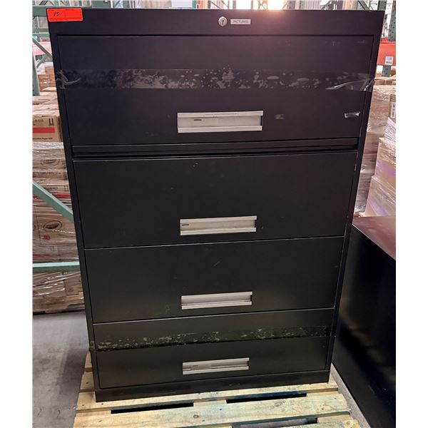 Lateral 4-Drawer Filing Cabinet 36" x 18" x 52"H