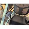 Image 3 : Black Mesh Back Office Armchair on Wheels