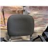 Image 2 : Black Stationary Armchair w/ Upholstered Seat & Back