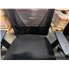 Image 3 : Black Mesh Back Office Armchair on Wheels