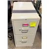 Image 1 : HON 2-Drawer Filing Cabinet 25" x 15" x 29"H