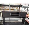 Image 2 : Black Desk w/ Upper & Lower Cabinets 44" x 22" x 57"H