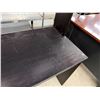 Image 5 : Black Desk w/ Upper & Lower Cabinets 44" x 22" x 57"H
