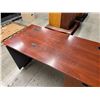 Image 8 : Wooden Desk w/ 2-Drawers 60" x 27" x 29"H