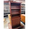 Image 2 : Wooden Shelf w/ Undercabinets & Lateral 2-Drawer Filing Cabinet, Misc Sizes