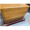 Image 5 : Wooden Shelf w/ Undercabinets & Lateral 2-Drawer Filing Cabinet, Misc Sizes