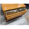 Image 6 : Wooden Shelf w/ Undercabinets & Lateral 2-Drawer Filing Cabinet, Misc Sizes