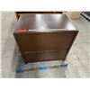 Image 2 : Qty 2 Wooden Filing Cabinets & 2 Desks, Misc Sizes