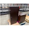 Image 4 : Qty 2 Wooden Filing Cabinets & 2 Desks, Misc Sizes
