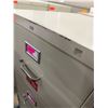 Image 9 : Qty 3 Vertical 4-Drawer Filing Cabinets, Misc Sizes