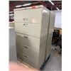 Image 2 : Qty 2 Lateral 5-Drawer Filing Cabinets 36"W