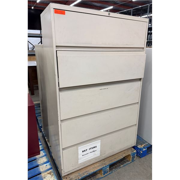 Qty 2 Lateral Filing Cabinets, Misc Sizes