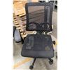 Image 1 : Black Mesh Back Office Armchair on Wheels (Missing 1 Arm)